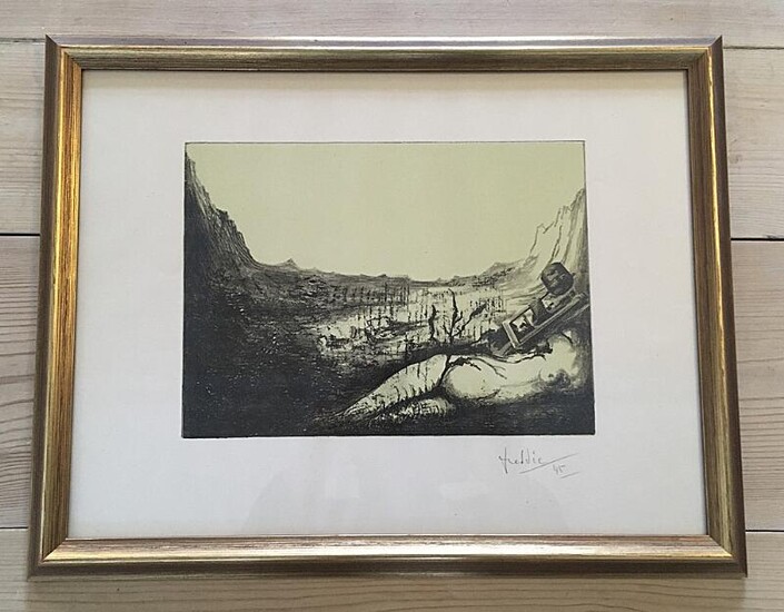 SOLD. Wilhelm Freddie: “Min Syster” and "Allt-Eva", 1945. From the folder “Ars Konstserie”. Signed Freddie 45. Lithographs. Frame size 43.5 x 33.5 cm. (2) – Bruun Rasmussen Auctioneers of Fine Art