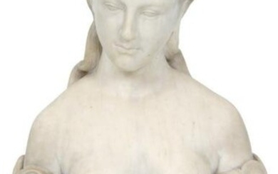 William Randolph Barbee (American, 1818-1868), Bust of