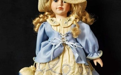 William Tung Porcelain Tuss Inc Collectible Doll