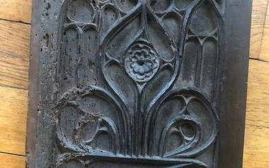 Wood panel - Gothic - Oak - Early 16th century
