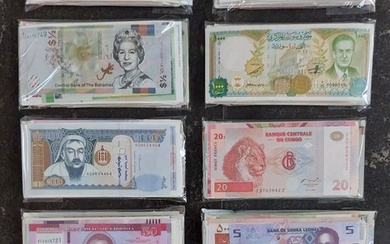 World. - 1000 different banknotes - various dates