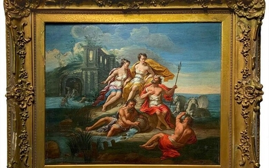 (cerchia di) Nicolas Poussin Neptune with