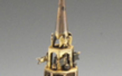 A 19th century Russian silver spice tower.