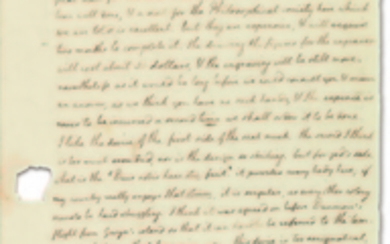 JEFFERSON, Thomas (1743-1826). Autograph letter to John Page, Philadelphia, 30 July 1776.