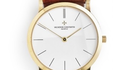 Vacheron Constantin: A gentleman's wristwatch of 18k gold, ref. 33093/000J. Mechanical movement with manual winding, cal. 1003/2. 1990s.