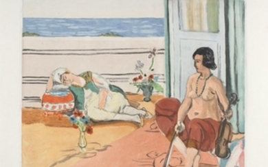 After Henri Matisse, Odalisque sur la terrasse (Odalisque on the Terrace)