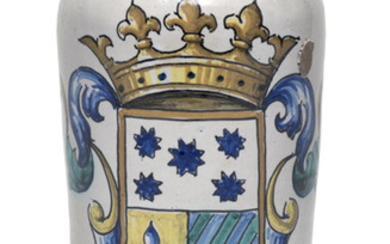 Albarello mit gräflichem Wappen