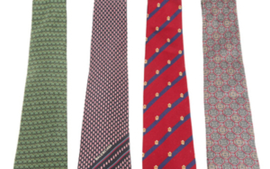 BALENCIAGA - six ties.