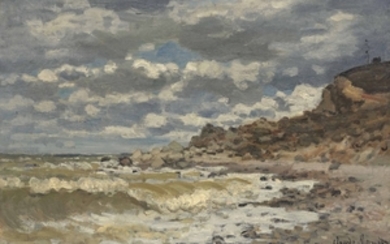 Claude Monet (1840-1926), Bord de mer à Sainte-Adresse
