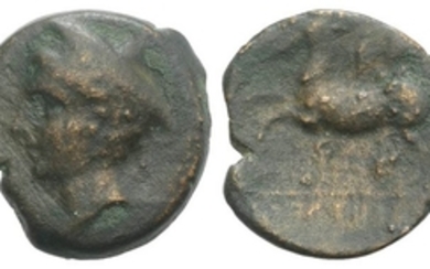 Eastern Italy, Frentani, mid 3rd century BC. Æ (19mm, 5.30g,...