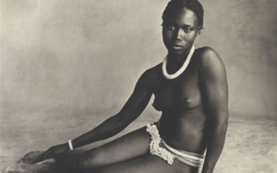 IRVING PENN (1917-2009), Sitting girl, Cameroon, 1969