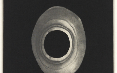 LEE BONTECOU Silkscreen. Screenprint on muslin mounted on illustration board, 1967. 355x330 mm;...
