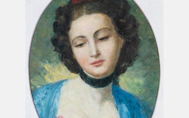 Leopold Widliczka (Widlicka), (Austrian-American, 1870-1940) - Portrait of a Lady