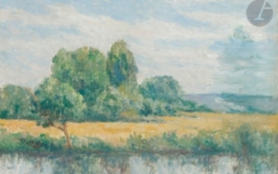 Maximilien LUCE (1858 1941) L’Île Rolleboise, 1926…