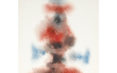 NORMAN WILFRED LEWIS | RED AND BLUE CLOUD LIKE