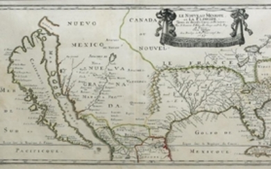 Sanson Map of Gulf of Mexico