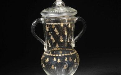 A Spanish (La Granja de San Ildefonso) goblet and cover, late 18th century