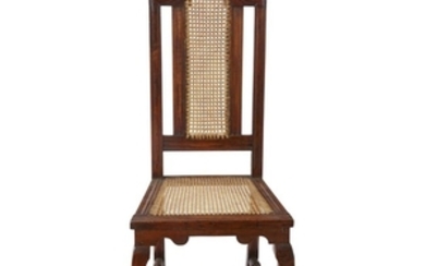 A William & Mary maple side chair 18th century...