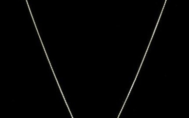 14k YG Diamond Ankh Cross Pendant Necklace
