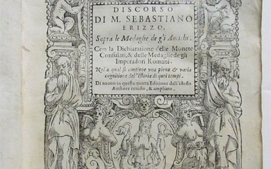 1584 NUMISMATICS ILLUSTRATED DISCORSO DI M.SEBASTIANO ERIZZO antique VELLUM