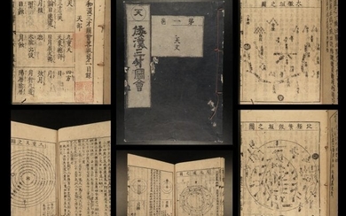 1712 Japanese Encyclopedia Astronomy Heaven Terajima
