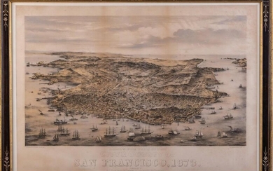 1873 Bird's Eye View of San Francisco.