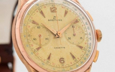 1955 Vintage Chronograph BREITLING Cadette 18K Rose