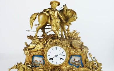 19th C. French Ornate Mantel Clock