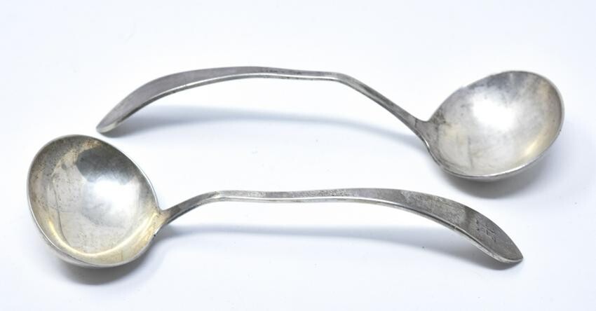 2 Sterling Silver Soup Spoons