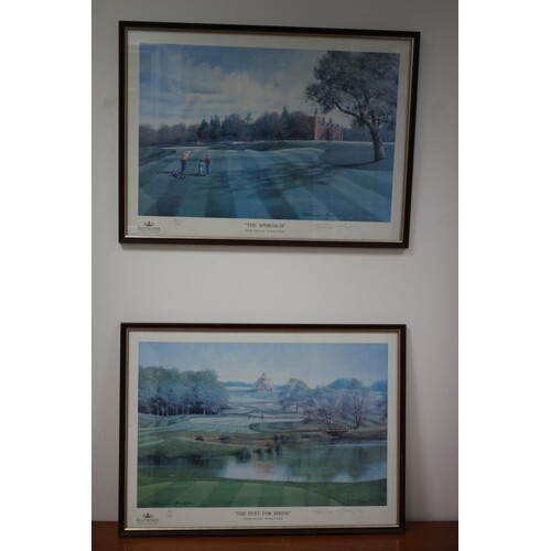 2 x Signed Limited Edition East Sussex National Golf Club Pr...
