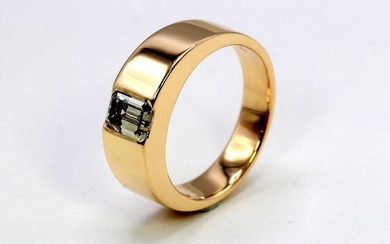 18 kt. Yellow gold - Ring - 1.12 ct Diamond - No Reserve Price