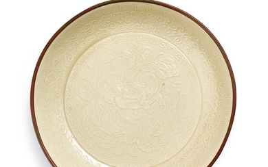 A DINGYAO MOULDED 'BOY' DISH SONG – JIN DYNASTY