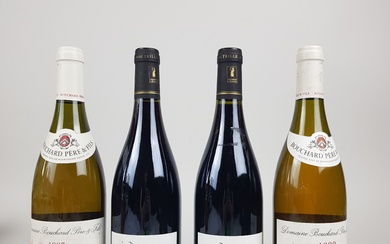 4 bouteilles : - 2 bouteilles de Beaujolais Villages, Domaine de Guy Sablon, 2011 -...