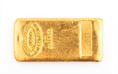 500 gram pure gold ingot by Johnson Matthey, London