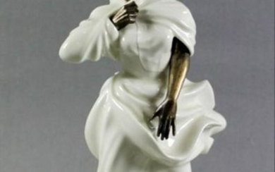 Minton Porcelain And Bronze Figure"Sea Breezes"