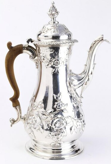 A George III sterling coffee pot