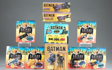 9 Batman collectibles MIB.