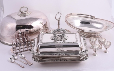 A COLLECTION OF ELECTRO-PLATED ITEMS