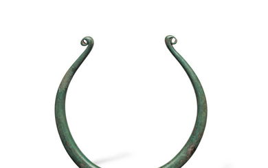 A Celtic bronze torc