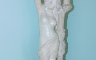 A. Cipriani marble sculpture