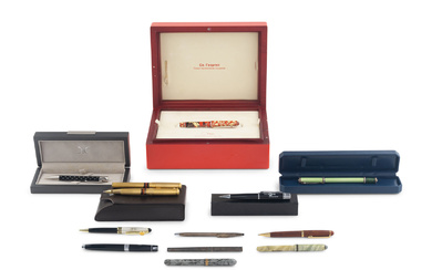 A Collection of Thirteen Writing Instruments