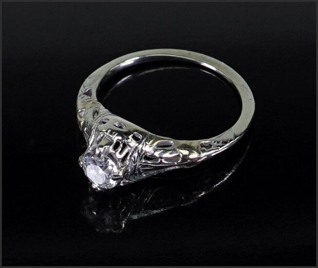 A Diamond Engagement Ring.