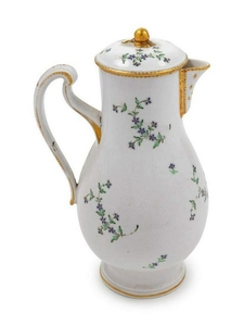 A French Porcelain Chocolate Pot