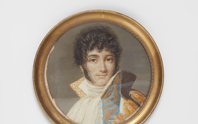 A French portrait miniature of Joachim Murat King of Naples