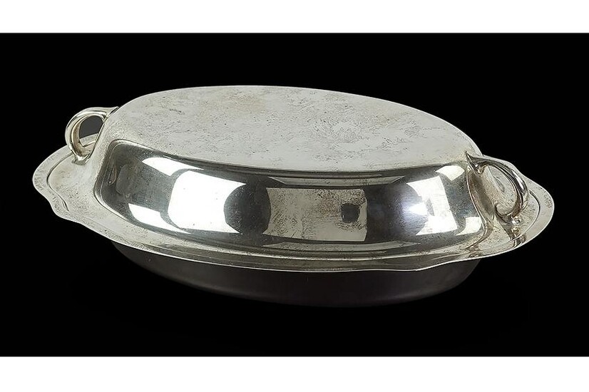 A Gorham Sterling Silver Covered Vegetable Dish.
