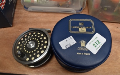 A Hardy fly reel Marquis 7 with line and in original case