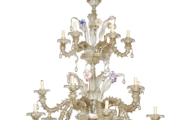A LARGE MURANO CHANDELIER, 19TH CENTURY