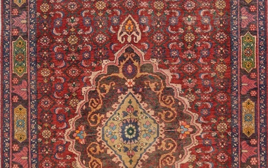 A Persian Hand Knotted Tafresh Rug, 208 X 130