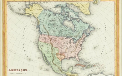 A REPUBLIC OF TEXAS MAP, "Amérique Septentrionale,"
