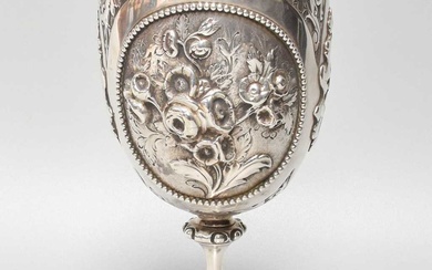 A Victorian Silver Goblet, by Thomas White, London, 1875, the...